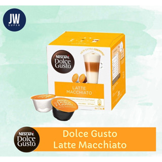 Nescafe Dolce Gusto Latte Macchiato แคปซูลกาแฟ 1 กล่อง/16 แคปซูล ลาเต้ แมคคิอาโต้ ( DG Latte Macchiato ) BBE:10/23