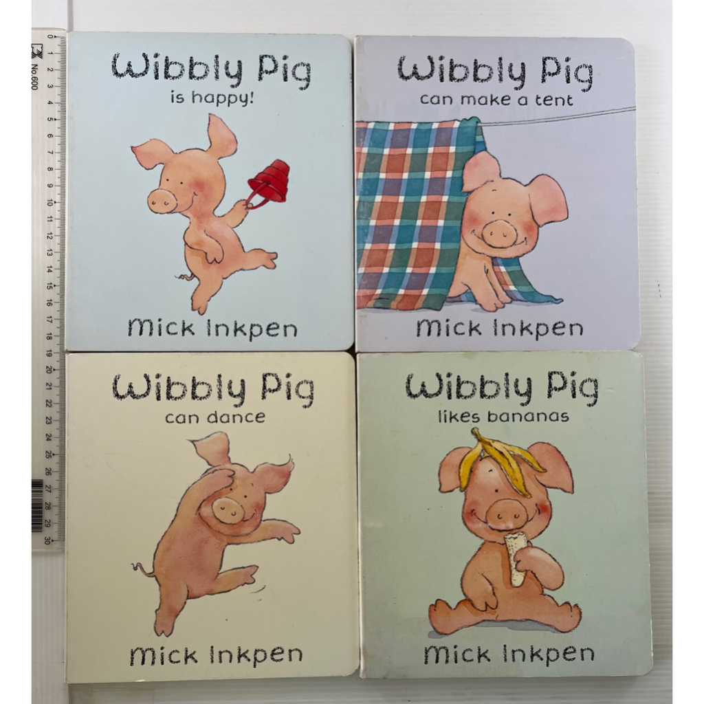 Mick Inkpen Wibbly หนังสือบอร์ดบุ๊คภาษาอังกฤษ มือสอง