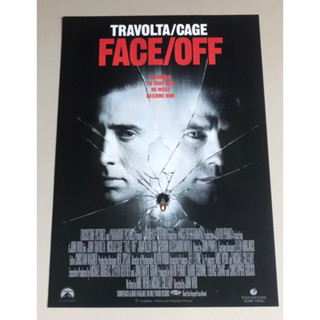 Handbill (แฮนด์บิลล์) หนัง “Face/Off” ใบปิดไทย จากค่ายวิดีโอ ราคา 129 บาท