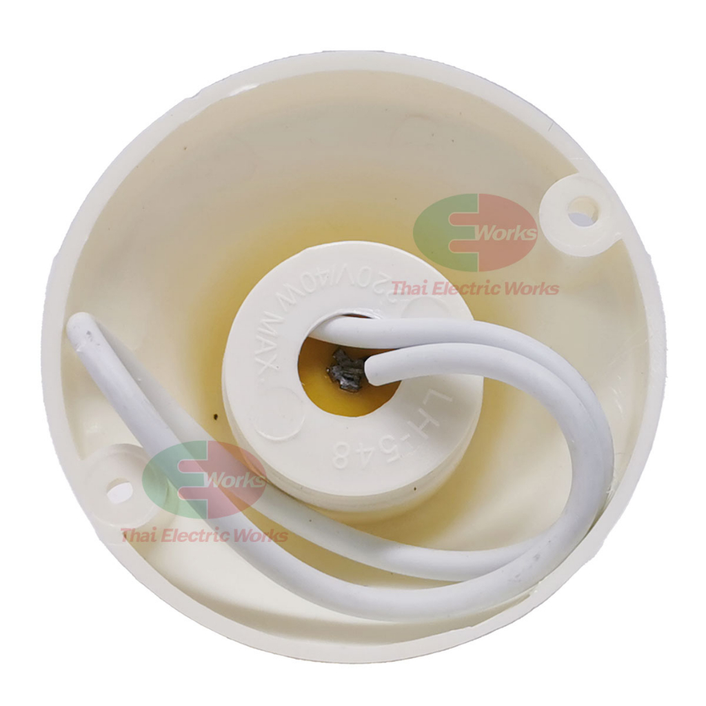 Santory ขั้วแป้น ขั้วเกลียว E27 ขั้วติดเพดาน LH-548 ขั้วหลอดไฟ e27 ซันโตรี่ ราคา ถูกที่สุด ดีลบีเคเค แกลเลอรีภาพที่ 5