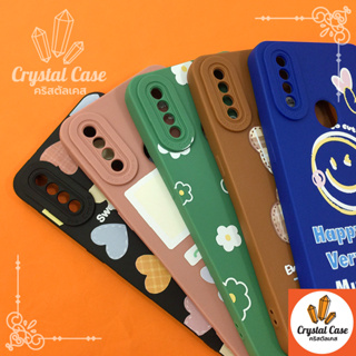 เคสมือถือนิ่ม OPPO A5 2020 A15 A16 A31 A54 4g A57 2022 F9 TPU กันเลนส์กล้องนูนลายการ์ตูน