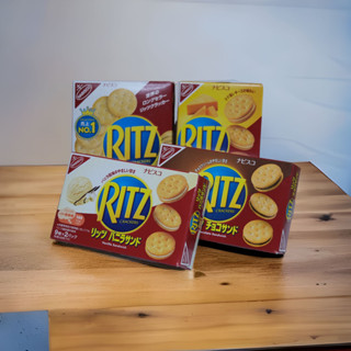 พร้อมส่ง!! Ritz Crackers ริทซ์แครกเกอร์สอดไส้ ขนมนำเข้าจากญี่ปุ่น