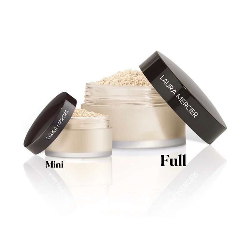 แท้ เคาน์เตอร์ แป้งฝุ่น ตัวดังของ Laura mercier Translucent Loose Setting Powder ตลับพกพา