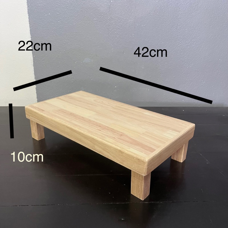 โต๊ะเตี้ยสไตล์ญี่ปุ่นขนาด42*22*10cm สำหรับวางของอเนกประสงค์  วางเครื่องให้อาหารแมว