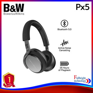 B&amp;W Px5 Noise Cancelling Wireless Headphone หูฟังไร้สายแบบครอบหู มีฟังก์ชั่นตัดเสียงรบกวน รับประกันศูนย์ไทย 1 ปี