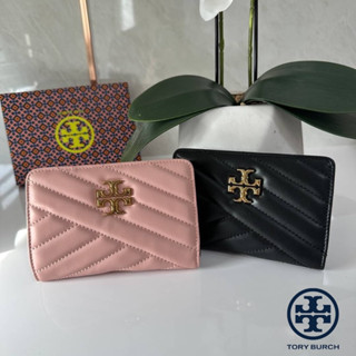 TORY BURCH KIRA CHEVRON MEDIUM SLIM WALLET