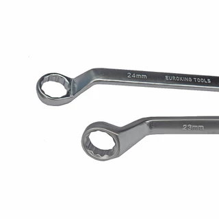 EURO KING TOOLS ชุดแหวนข้าง 7 ชิ้น ชุดประแจรวม ประแจ 2 แหวนข้าง และแหวนคู่ เครื่องมือช่าง