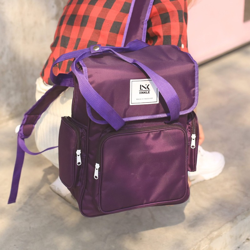 ส่งต่อ กระเป๋า CLASSIC BACKPACK IINKLE สีม่วง (ไซส์ใหญ่)