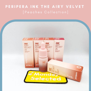 #พร้อมส่ง# PERIPERA INK THE AIRY VELVET [Peaches Collection]