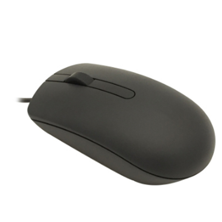 DELL MOUSE เม้าส์ USB MS116 - BLACK Optical USB Mouse (เมาส์)