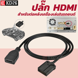 สายสัญญาณ HDMI Type E สำหรับต่อสัญญาณภาพ HD เข้าด้านหลังเครื่องเล่น DVD ในรถยนต์