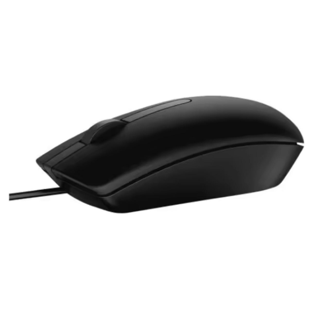 DELL MOUSE เม้าส์ USB MS116 - BLACK Optical USB Mouse (เมาส์)