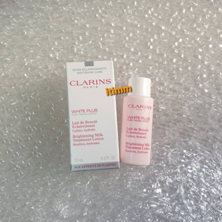 พร้อมส่ง Clarins White Plus Brightening Milk Treatment Lotion 10ml โทนเนอร์เพื่อผิวกระจ่างใส