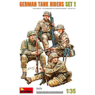 โมเดลประกอบ MiniArt 1/35 MI35376 GERMAN TANK RIDERS SET 1