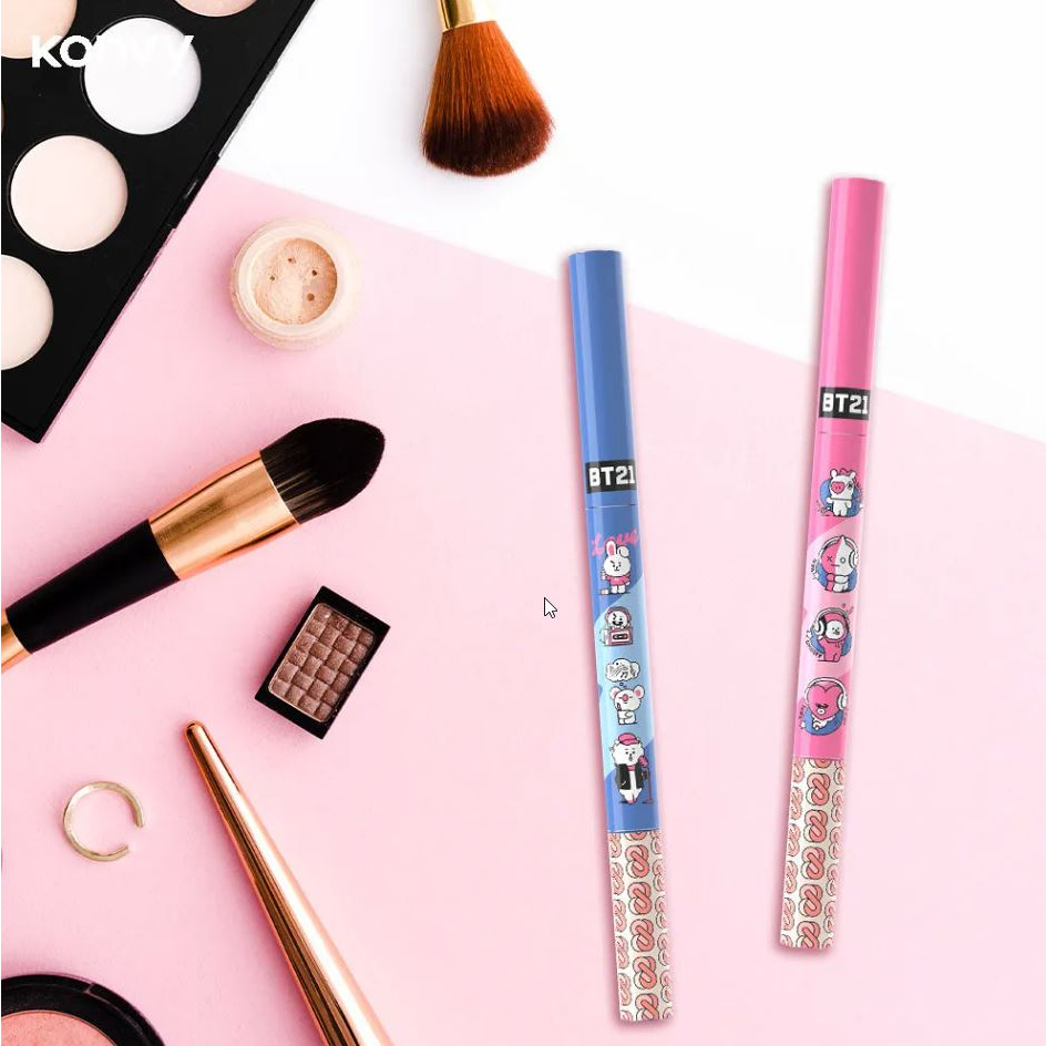SASI BT21 Shining Star Auto Eyebrow Pencil 0.19g ดินสอเขียนคิ้วหัวแบน ลายการ์ตูน