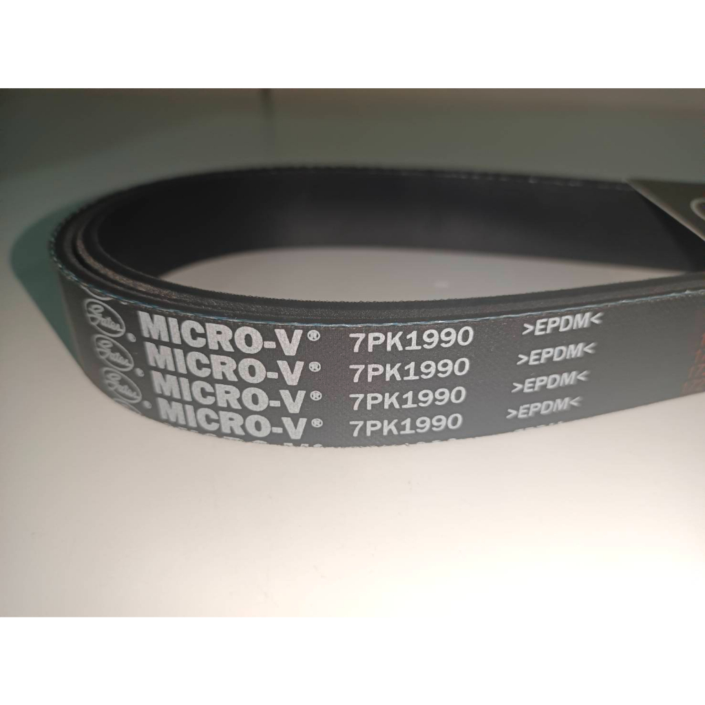 7PK1990 Gates(เกทส์)  สายพานหน้าเครื่อง 1.9 BLUE POWER ปี2018 , MU X ปี2018 ความยาว 7PK1990 รหัส.8-98383501-T