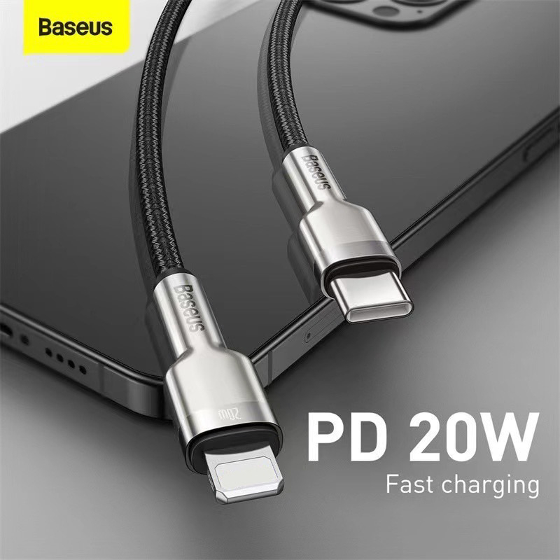 Baseus สายชาร์จเร็ว Type-C to iP 20W PD Fast Charging Data Cable สายชาร์จสายเคเบิล,ชาร์จเร็ว สายชาร์จเร็ว - รูปที่ 3