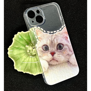 Case โทรศัพท์ I Phone (ฺBig Eye Cat) ลาย น้องแมวตาโต