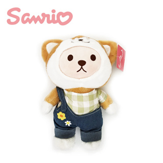 ตุ๊กตา หมีใส่เอี๊ยมยีนส์ ซานริโอ้ / Sanrio 10 นิ้ว