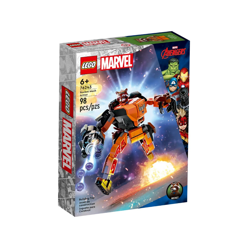 LEGO® 76243 Marvel Rocket Mech Armor : เลโก้ของใหม่ ของแท้ 💯% พร้อมส่ง