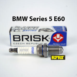 หัวเทียน BRISK X-Line 4 เขี้ยว แกนเงิน (6 หัว) BMW Series 5 รุ่น E60 Spark Plug (6X51ROD) รองรับทุกน้ำมัน Made in EU