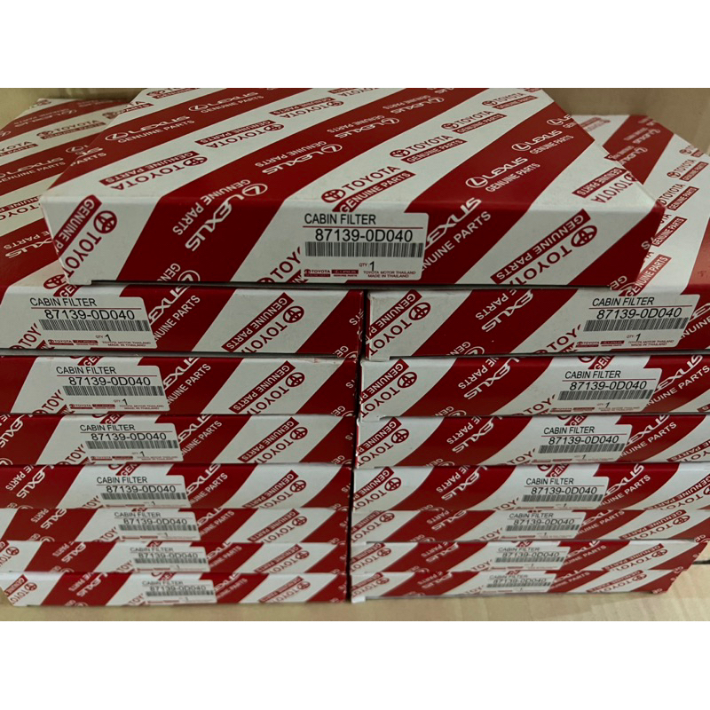 OEM [87139-0D040] กรองแอร์Toyota Vigo/Vios/Yaris/Altis/Camry/Fortuner/Commuter/