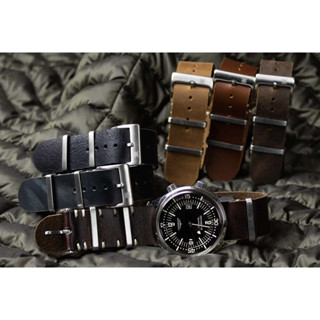 สายนาโต้หนัง Leathe Nato Straps