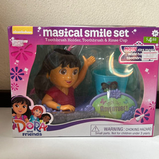 เซทแปรงฟัน สำหรับเด็ก Dora &amp; Friends 3 Piece Magical Smile Dental Set