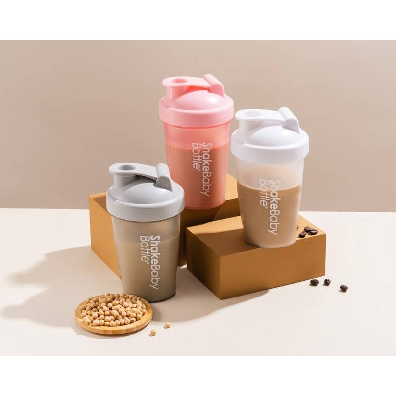 แก้ว Shake Baby Bottle [7 สีให้เลือก] [ชมพู/ขาว/ม่วง/เขียว/เทา/เหลือง] [1 ใบ] ของแท้จากเกาหลี แก้วเชคโปรตีน - รูปที่ 4