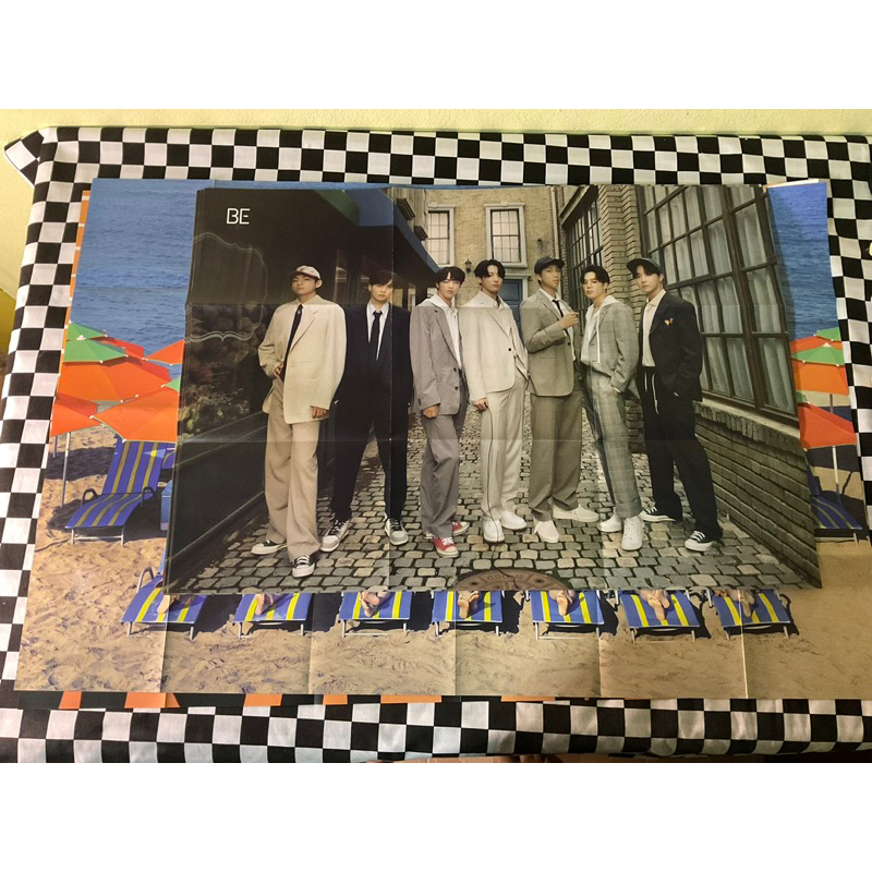 พร้อมส่ง โปสเตอร์BTSแท้💯 Poster BTS  อัลบั้ม BE ❗️แถมฟรีกระบอกโปส