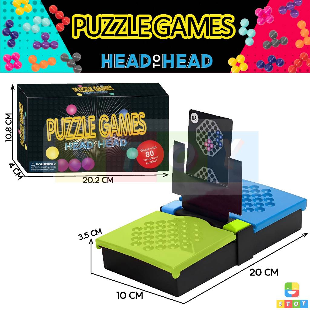 KANOODLEตัวต่อเสริมไอคิว เล่น2คน IQ Game Toys ของเล่นเสริมทักษะเด็ก3ปีขึ้นไป PUZZLE GAMES Head to He