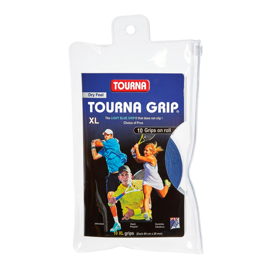 Tourna เทปพันด้าม/กริ๊ปพันด้ามไม้เทนนิส Grip Original 10XL Tape Racket Tennis | Blue ( 078914004612 