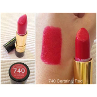 Revlon 740 certainly red ลิปสติกเรฟลอน 740 certainly red จำนวน1แท่ง พร้อมส่ง