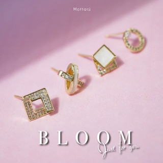 Bloom just for you 🌸💗 ต่างหูติดหูMottashopที่ช่วยเสริมลุคให้คุณดู Shine โดดเด่น สวย เรียบหรู ✨