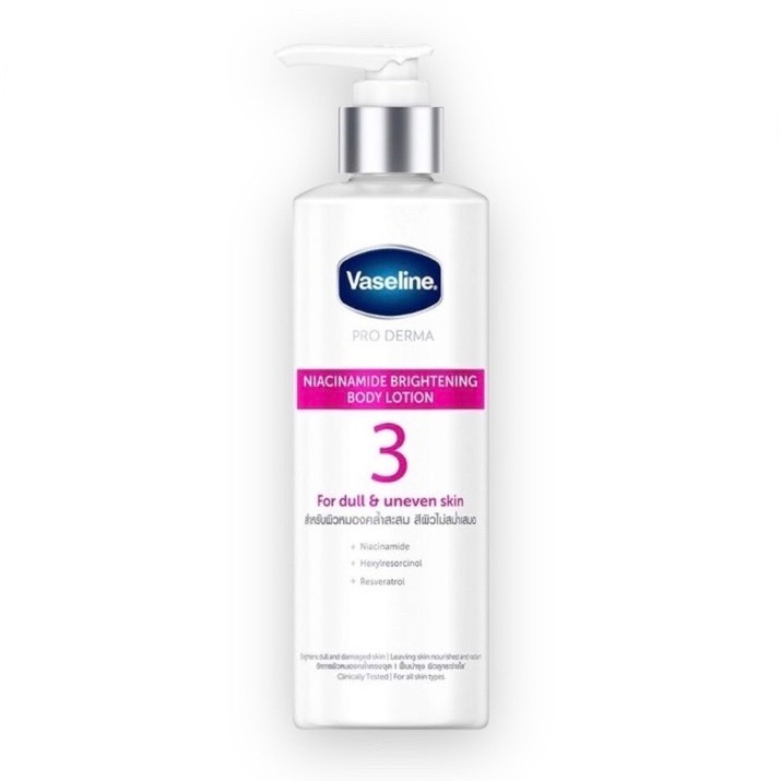 Vaseline pro derma  body lotion 250 ml , จัมโบ้ 465 ml โลชั่นทาตัว วาสลีน โปร เดอร์มา