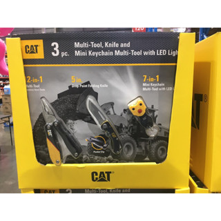 CAT 12 in 1 Mult-Tool Knife LED