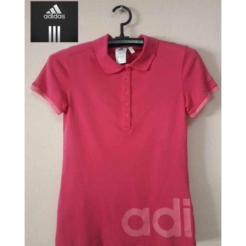 เสื้อยืดคอปก adidas ♀️