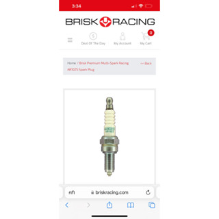 หัวเทียนที่ดีที่สุด BRISK PREMIUM MULTI-SPARK RACING AR10ZS SPARK PLUG จากอังกฤษ Adding product to Premium Racing Spark