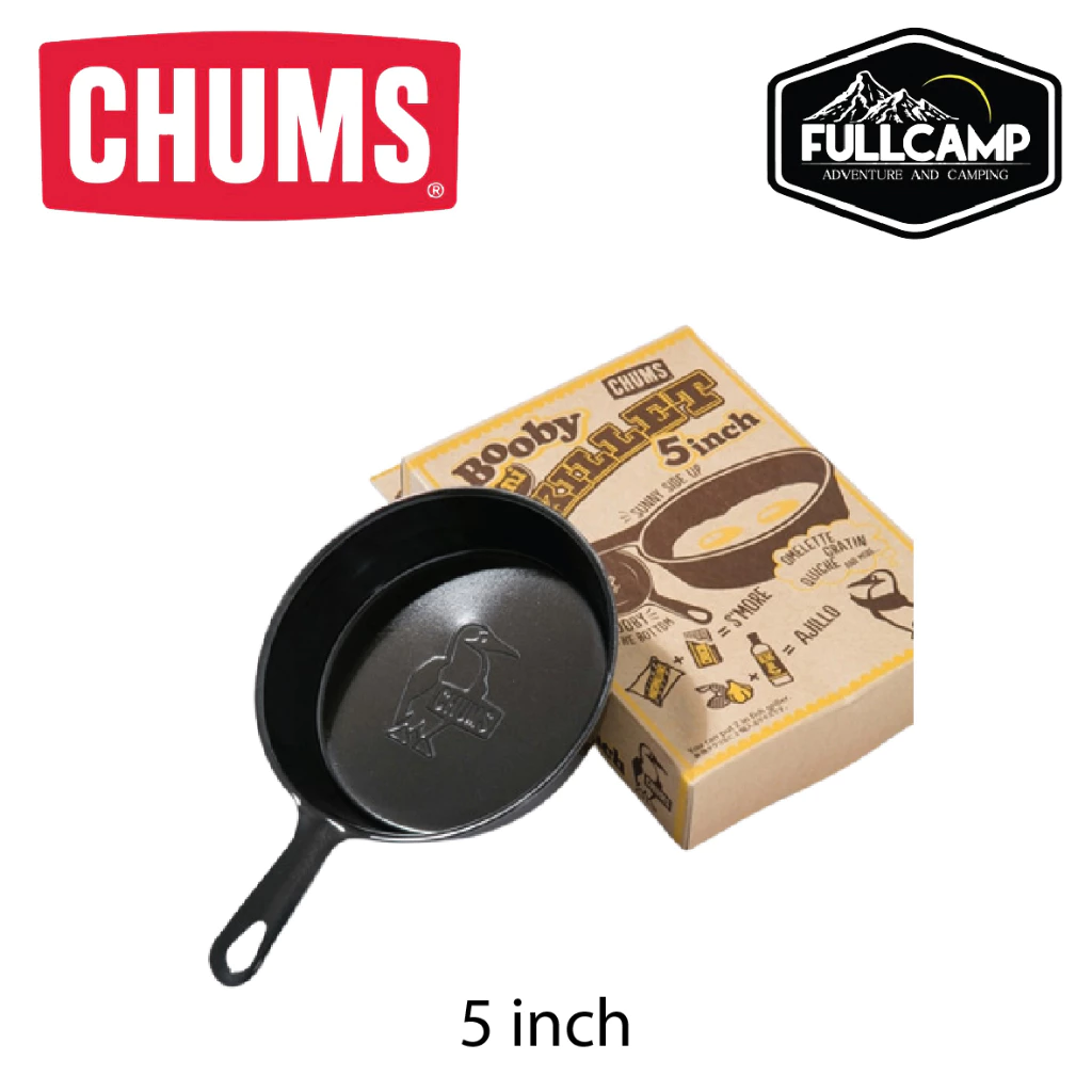 CHUMS Mini Skillet 5 / 3.5 inch กระทะเหล็ก กระทะแคมป์ปิ่ง ตั้งเตาไฟ หรือเข้าเตาอบได้ thumbnail 3