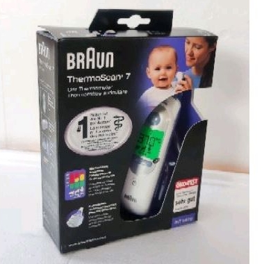 (ประกัน1ปีเต็ม)Braun IRT 6520 เครื่องวัดอุณภูมิ  ThermoScan  ปรอทวัดใข้ แสดงผลรวดเร็ว แม่นยำ ใช้งานง