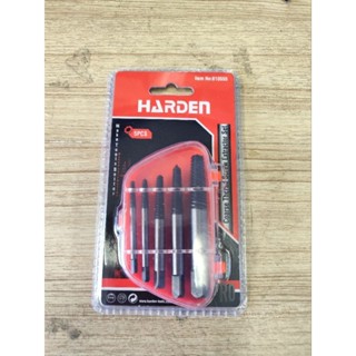 ชุดถอดเกลียวซ้าย ชุดถอนน๊อต HARDEN no. 610555 (5 ชิ้น/ชุด)