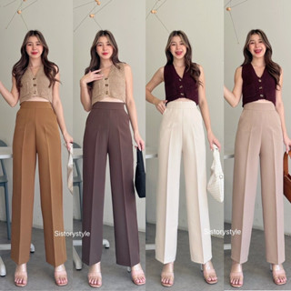 🍑 กระบอกซิปหลัง รุ่น Liza basics pants 🍑