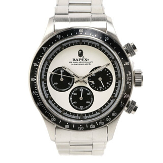 A Bathing Ape นาฬิกาข้อมือคลาสสิก Type 4 Bapex M สําหรับผู้ชาย