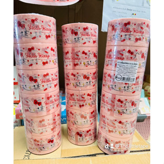 เทป Hello Kitty (6ม้วน) ขนาด 45 หลา เทปติดกล่อง เทปติดพัสดุ