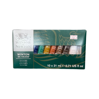 Winsor &amp; Newton ชุดสีน้ำมัน บรรจุ 10 สี ขนาด 21 ml