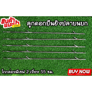 🌈ลูกดอกปืนยิงปลาบนบก❗❗ ชุด 2 ลูก✅ สุดคุ้ม‼ ยาว 35 ซม. 2 เงี่ยง แบบมีเซฟ✅ สำหรับปลาบนบก✅ ขนาด 4 มิล