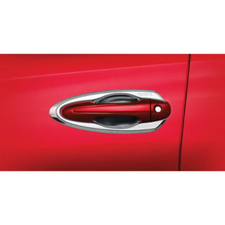 (ของแท้) ชุดแต่ง ครอบที่จับประตู กรอบที่จับประตู โครเมี่ยม โตโยต้า ยาริส เอทีฟ Toyota ATIV / YARIS 2017-2021 เบิกศูนย์