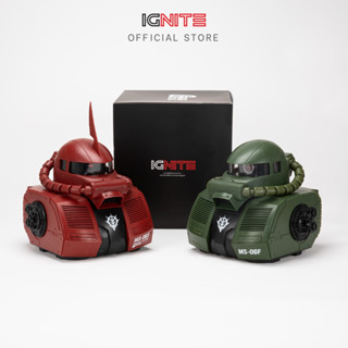 [พร้อมส่ง] IGNITE  ลำโพง ZAKU BLUETOOTH SPEAKER ลำโพงบลูทูธ แบบพกพา,ZAKU ll Bluetooth Speaker [ MS-06S Char’s / MS-06 F