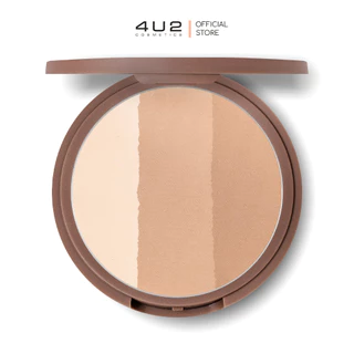 เฉดดิ้ง บรอนเซอร์ 4U2 BRONZER - บรอนเซอร์เนื้อนุ่ม เบลนง่าย ไม่เป็นคราบ 3 สี ในตลับเดียว