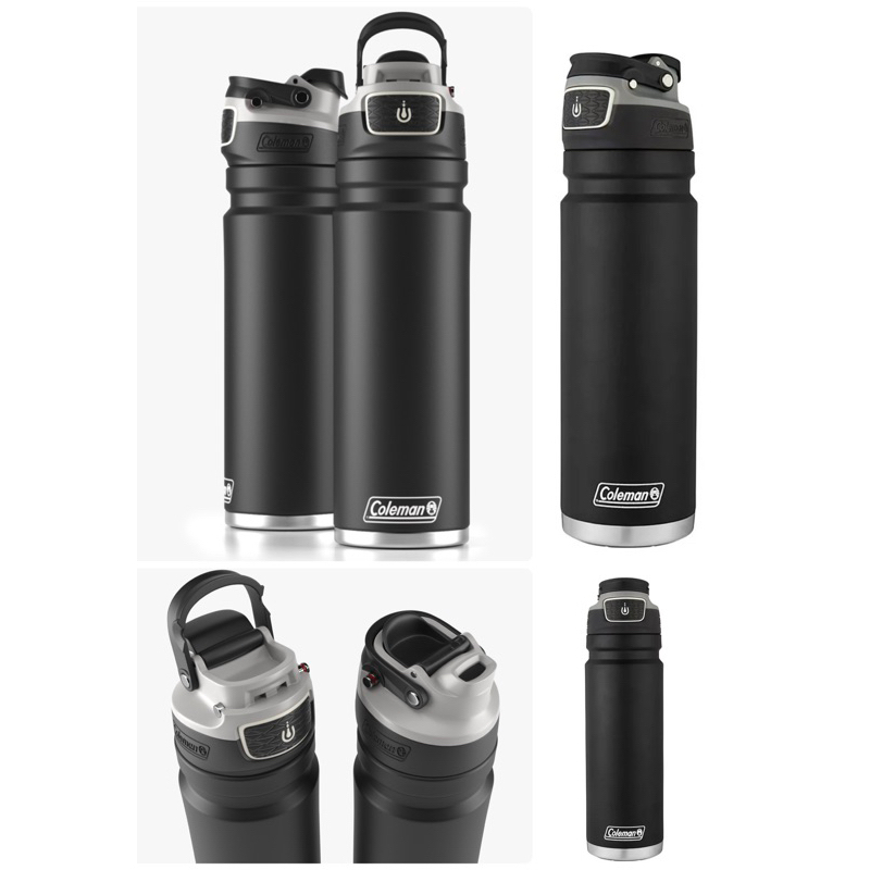 [พร้อมส่ง]-Coleman 24oz ขวดน้ำ กระบอกน้ำ เก็บความเย็น (สีดำ)